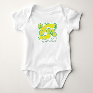 Body Para Bebê Lucky Lemons Green Kid Bebê Toddler Bonito