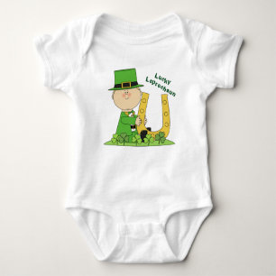 Body Para Bebê Lucky Leprechaun