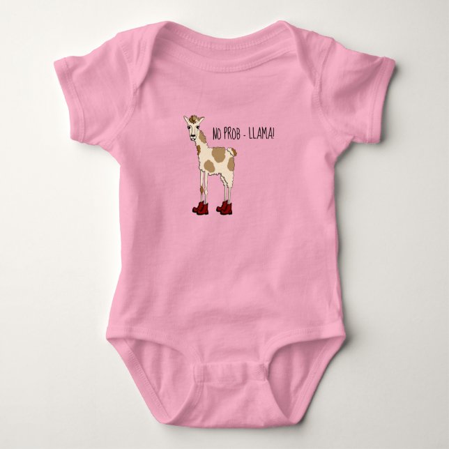 Body Para Bebê Luis Llama (Frente)