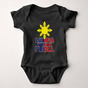 Body Para Bebê Lumpia - de que é como eu rolo o rolo de primaver