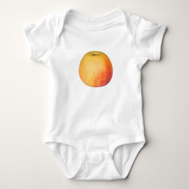 Body Para Bebê Maçã madura solteiro (Frente)