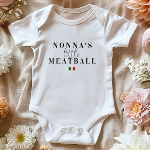 Body Para Bebê Maçã pequena de Nonna   Cute italiano