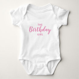 Body Para Bebê macacão BIRTHDAY GIRL