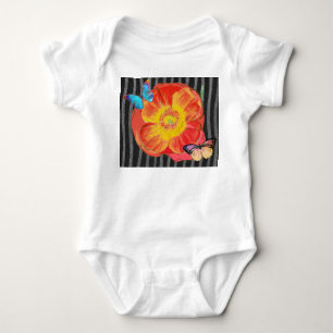 BODY PARA BEBÊ MACACÃO DE ALGODÃO PERSONALIZADO PARA BEBÊ VERMELH