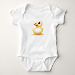 Body Para Bebê Macacão de Bebê com Adorável Patinho, Lindo Animal