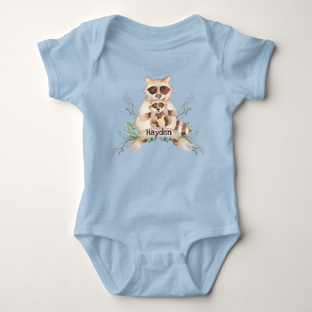 Body Para Bebê Macacão de Bebê com Nome Personalizado Mamãe e Beb (Frente)