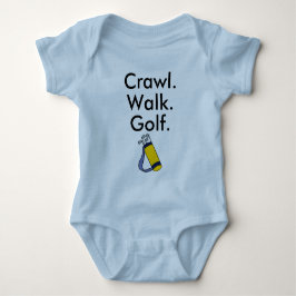 Body Para Bebê Macacão de Bebê Crawl Walk Golf Golfer Golfing