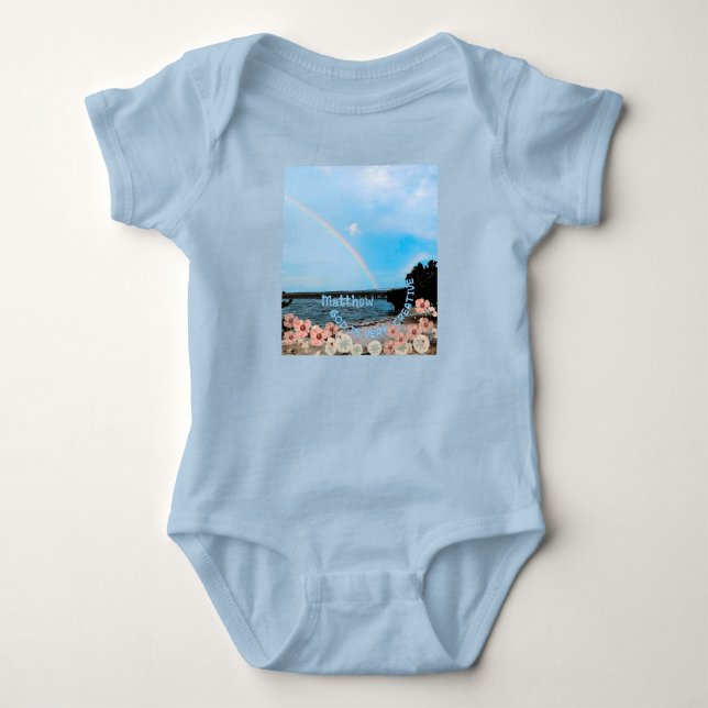 Body Para Bebê Macacão de bebê - Deus é muito Criativo (Frente)