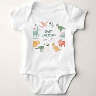 Body Para Bebê Macacão de Bebê Dinossauro