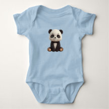 Macacão de Bebê Panda Fofo