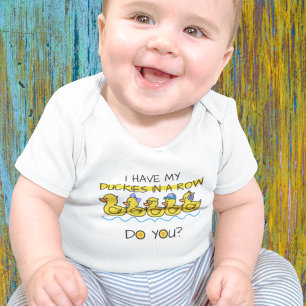 Body Para Bebê Macacão de Bebê Pato de Borracha Amarelo