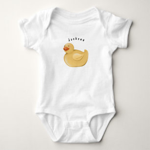 Body Para Bebê Macacão de Bebê Pato de Borracha Personalizado