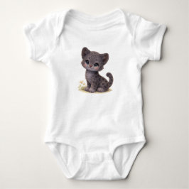 BODY PARA BEBÊ MACACÃO DE BEBÊ PEQUENA PANTERA