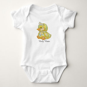 Body Para Bebê Macacão de Pato Vestido de Bebê Fofo
