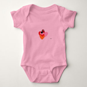 Body Para Bebê Macacão do Bebê: Joaninha