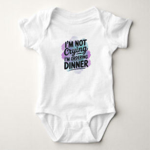 Body Para Bebê Macacão engraçado para bebê – Não estou chorando, 