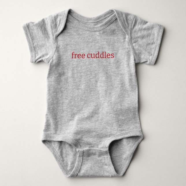Body Para Bebê Macacão Free Cuddles (Frente)