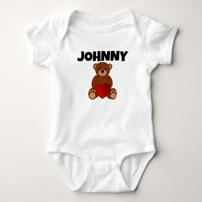 BODY PARA BEBÊ MACACÃO PERSONALIZADO PARA BEBÊ (Frente)