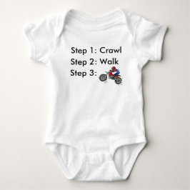 Body Para Bebê Macacãozinho Crawl Walk Dirt Bike Motocross Baby
