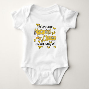 Body Para Bebê Macarrão e queijo