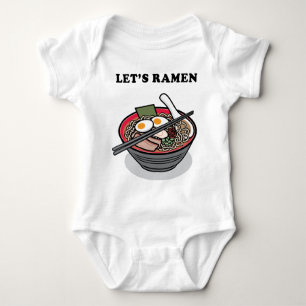 Body Para Bebê Macarronetes de Ramen