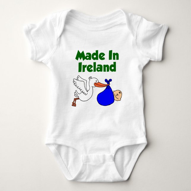 Body Para Bebê Made In Ireland (Boy) (Frente)