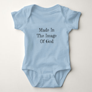 Body Para Bebê "Made In the Image of God"