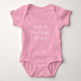 Body Para Bebê "Made In the Image of God" Baby