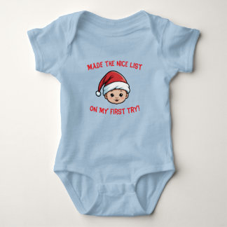 Body Para Bebê Made the Nice List on My First Try! Baby Boy Baby