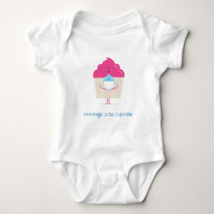 Body Para Bebê Mãe e Cupcake
