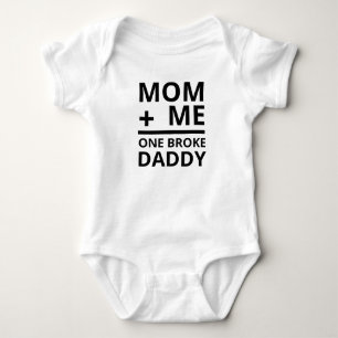 Body Para Bebê Mãe + Eu Um Pai Quebrado