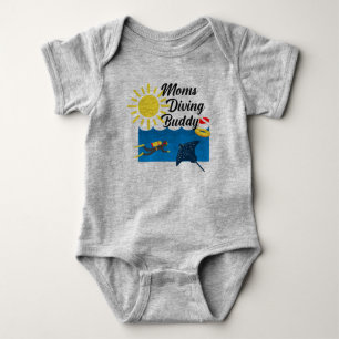 Body Para Bebê Mães Design de Divisor de de Buddy - Fita de Bebê 