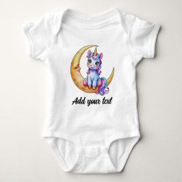 Body Para Bebê Magical Baby Unicorn Bodysuit