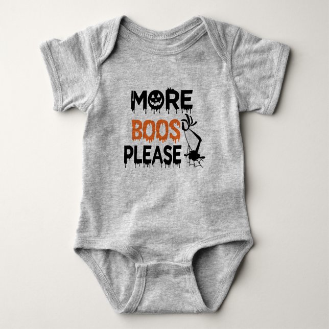 Body Para Bebê Mais Boos Por Favor (Frente)