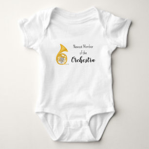 Body Para Bebê Mais Novo Membro da Orquestra Trompa
