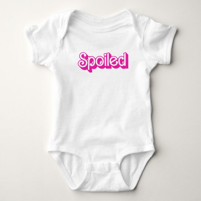 Body Para Bebê Malhado (Frente)