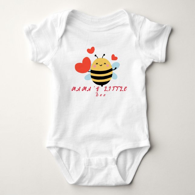 Body Para Bebê Mama Abelhinha Fofo Morden (Frente)