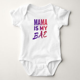 Body Para Bebê MAMA Baby Jersey - Bodô