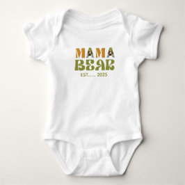 Body Para Bebê Mama Bear Heartwarming Illustration