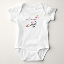 Mama meu amigo baby body, Presente para o novo beb