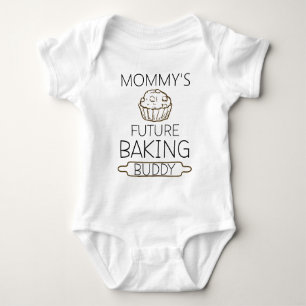 Body Para Bebê Mamãe Baking Buddy - Cozinhar Buddy