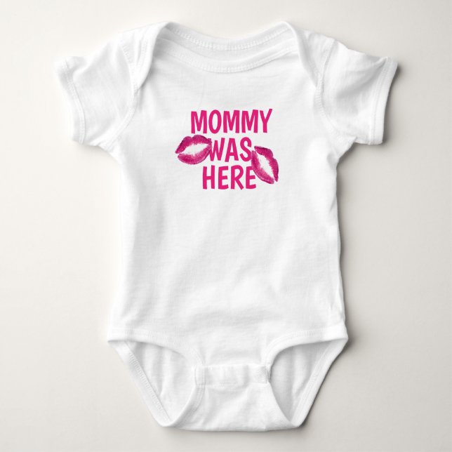 Body Para Bebê Mamãe - Bebê Jersey Bodydress (Frente)