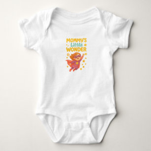 Body Para Bebê Mamãe da Pequena Maravilha da  - Design de Super H