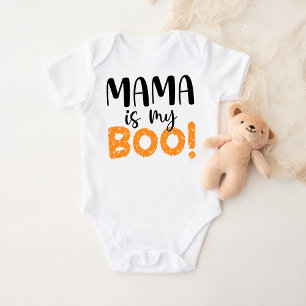 Body Para Bebê Mamãe é meu Boo!
