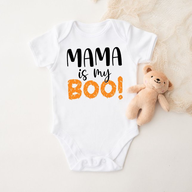 Body Para Bebê Mamãe é meu Boo! (Criador carregado)