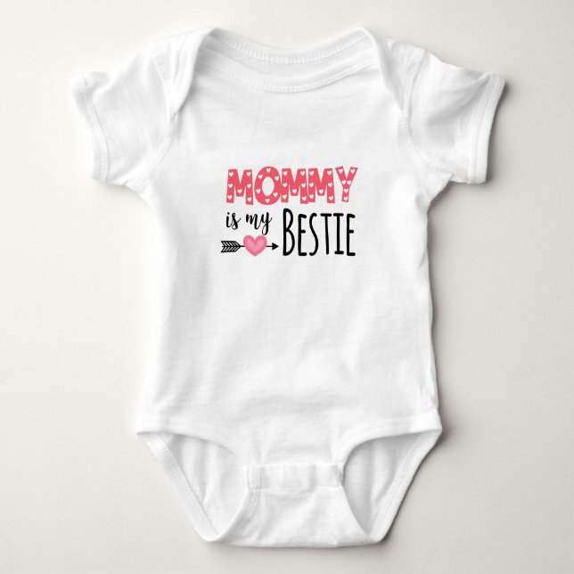 Body Para Bebê Mamãe É Minha Bestidade (Frente)