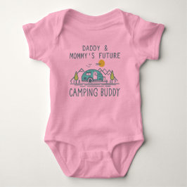 Body Para Bebê Mamãe Futuro Acampamento Buddy Little Camper