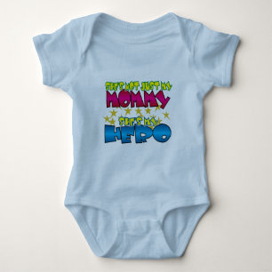 Body Para Bebê Mamãe Hero