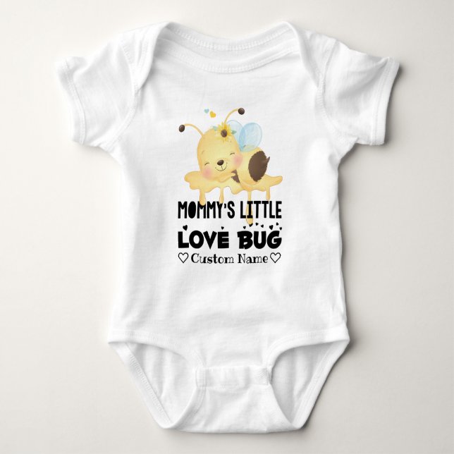 Body Para Bebê Mamãe Little Love Inseto (Frente)