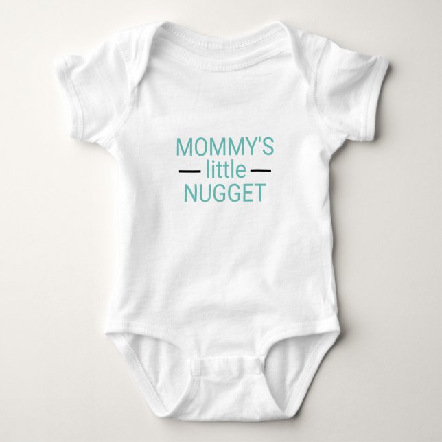 Body Para Bebê MAMÃE LITTLE NUGGET com uma peça (Frente)